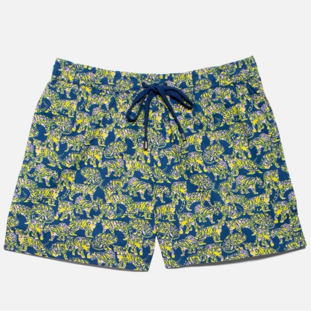Kirrin Finch Tiger Print Cabana Short Size L